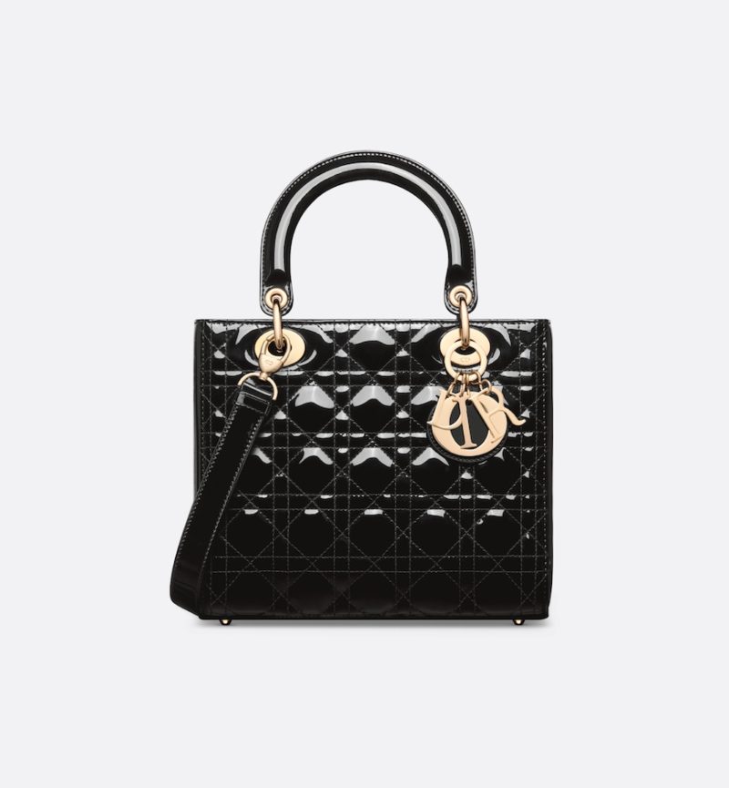 Dior Medium Lady Dior Bag HandBags- patent leather