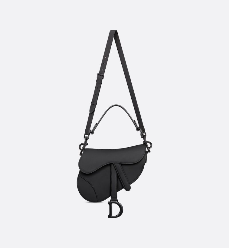 Dior Mini Saddle Bag with Strap - Image 4