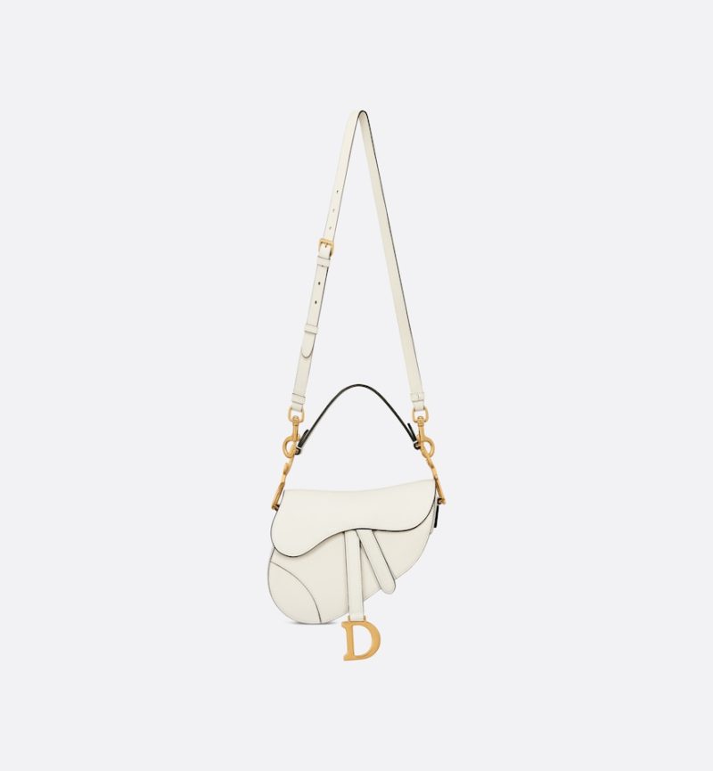 Dior Mini Saddle Bag with Strap - Image 4