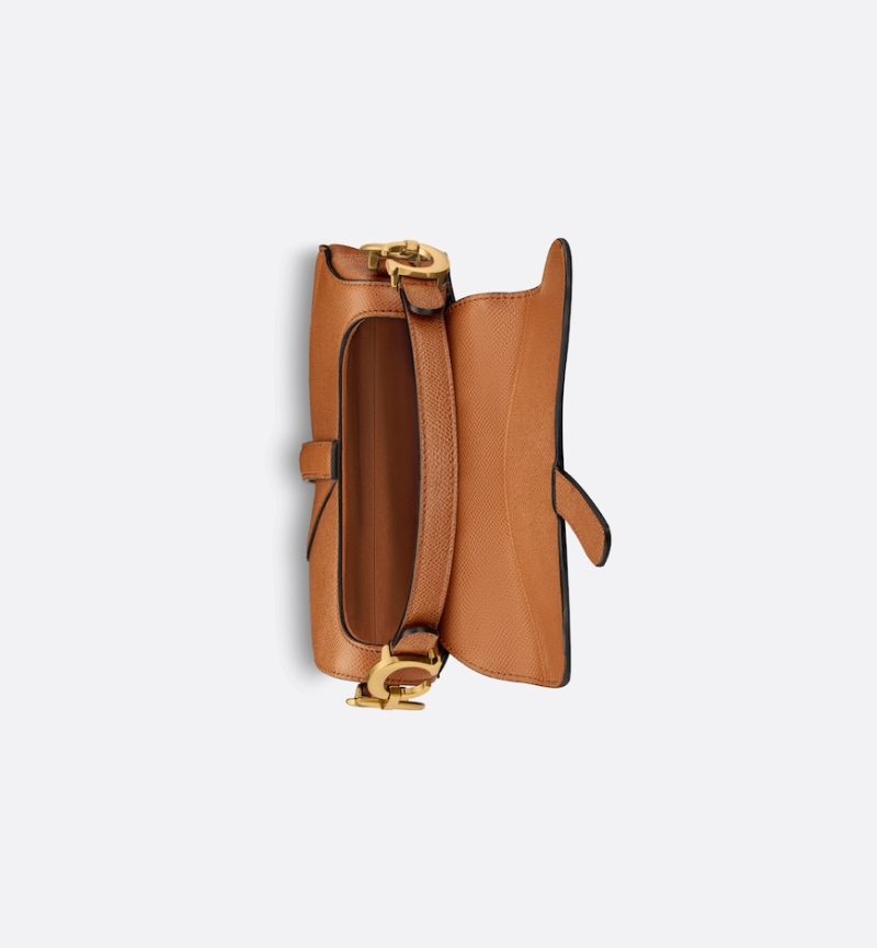 Dior Mini Saddle Bag with Strap - Image 3