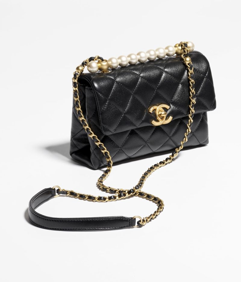 CHANEL MINI FLAP BAG WITH TOP HANDLE - Image 2