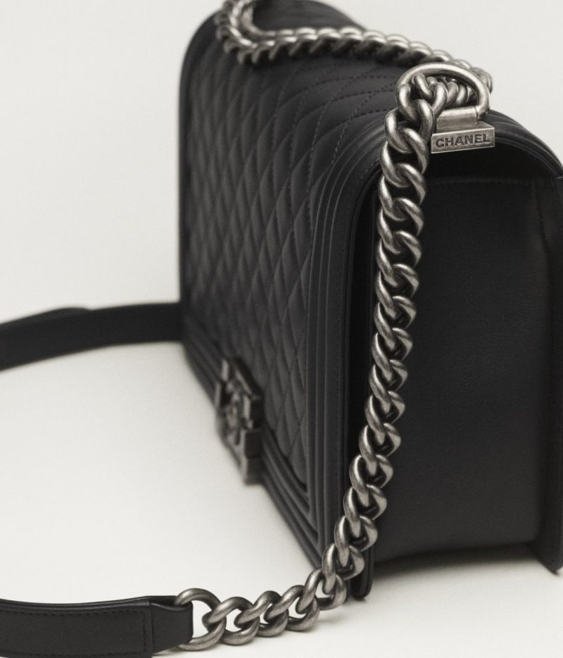 CHANEL LARGE BOY CHANEL HANDBAG - Image 4