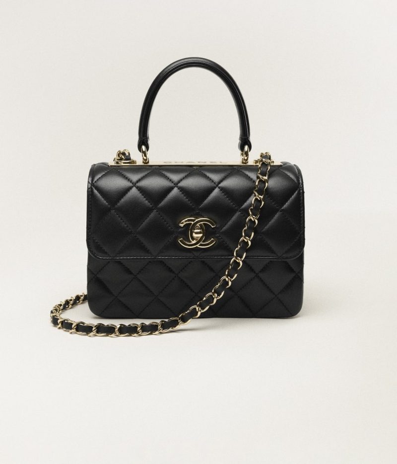 CHANEL MINI FLAP BAG WITH TOP HANDLE - Image 3
