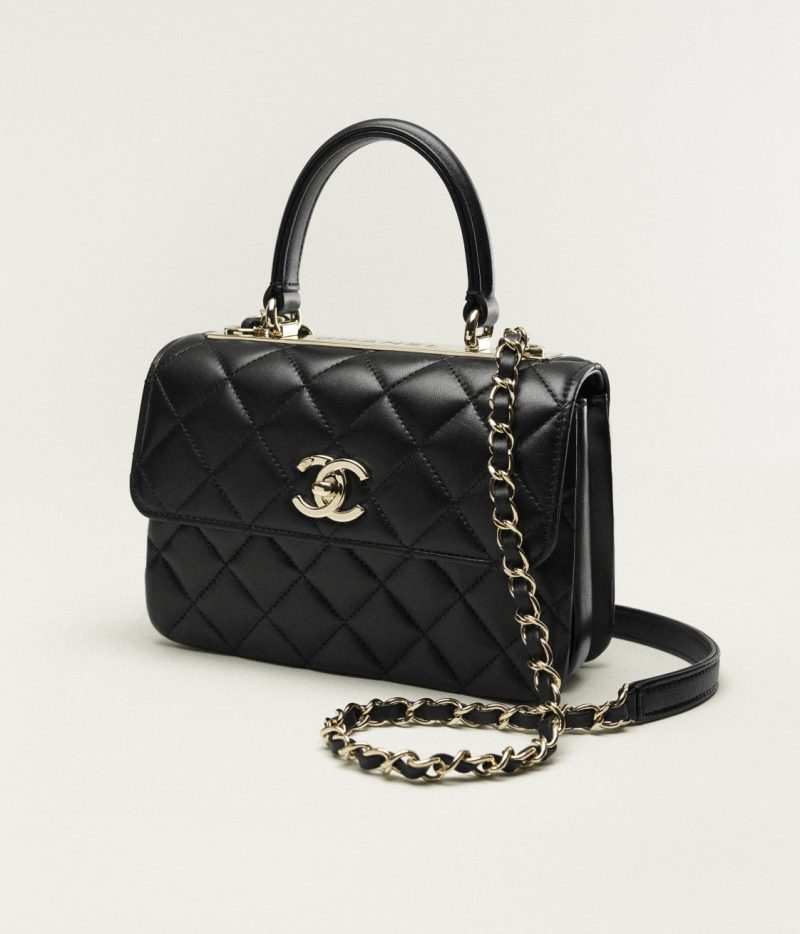 CHANEL MINI FLAP BAG WITH TOP HANDLE - Image 2