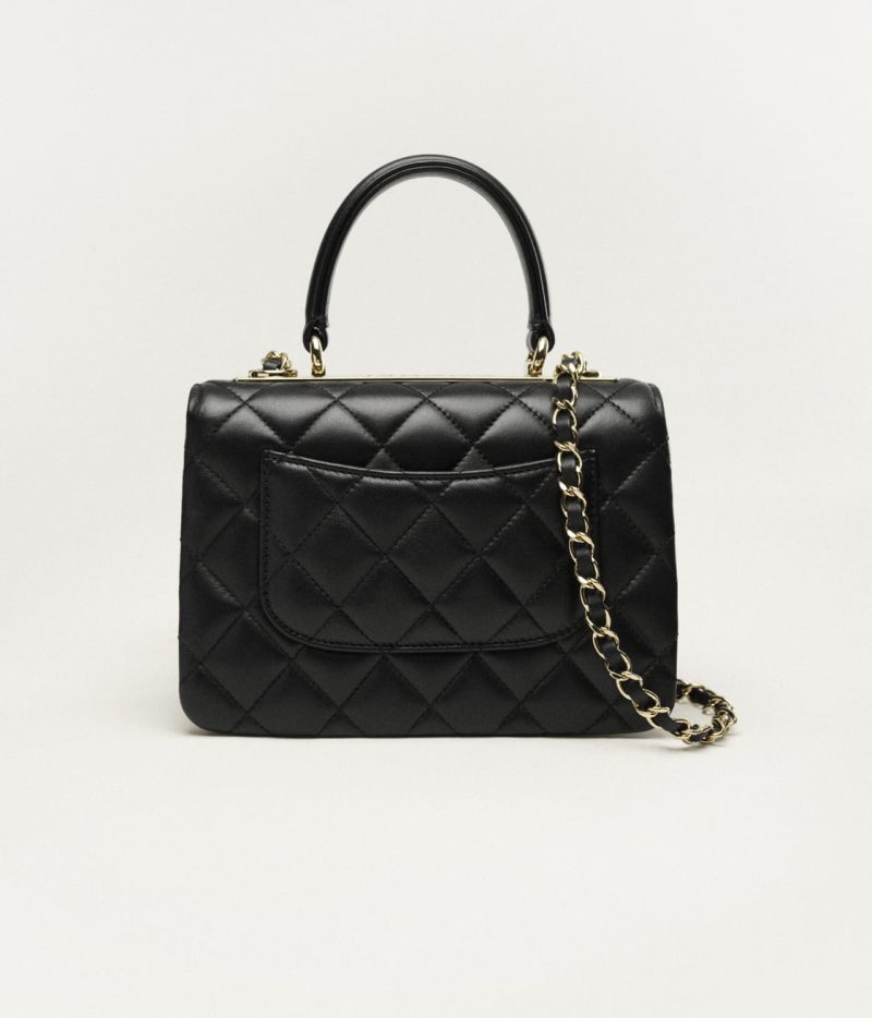 CHANEL MINI FLAP BAG WITH TOP HANDLE - Image 4