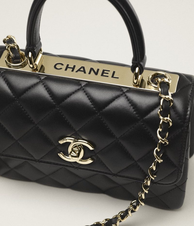 CHANEL MINI FLAP BAG WITH TOP HANDLE - Image 5