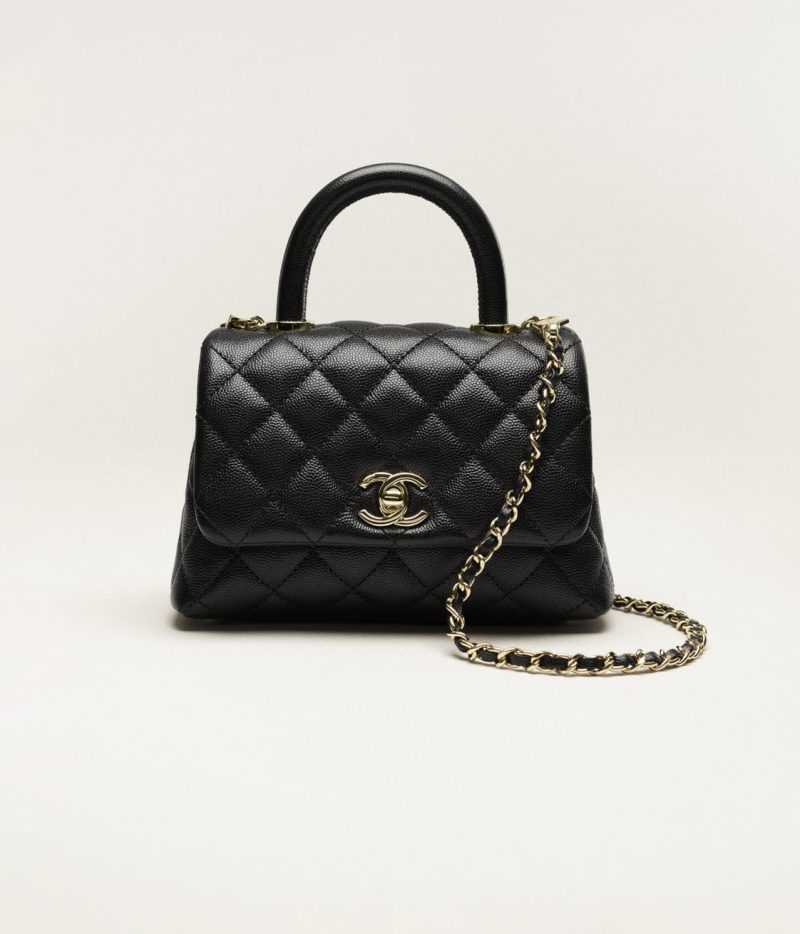 CHANEL MINI FLAP BAG WITH TOP HANDLE - Image 3
