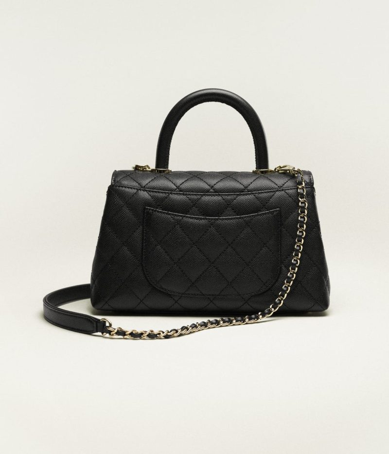 CHANEL FLAP BAG WITH TOP HANDLE - Image 4