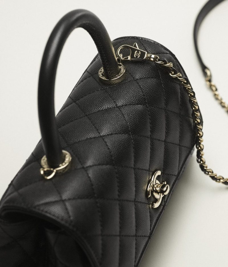 CHANEL FLAP BAG WITH TOP HANDLE - Image 5