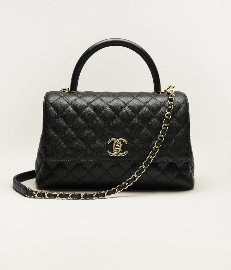 CHANEL LARGE FLAP BAG WITH TOP HANDLE - Image 3