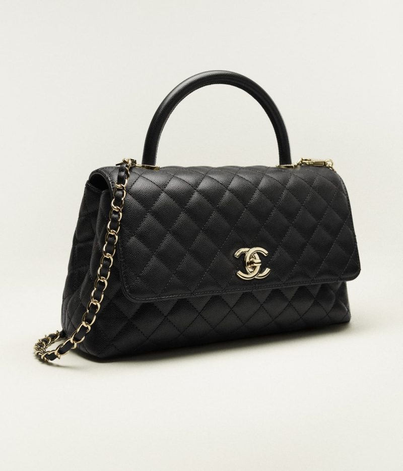 CHANEL LARGE FLAP BAG WITH TOP HANDLE - Image 2