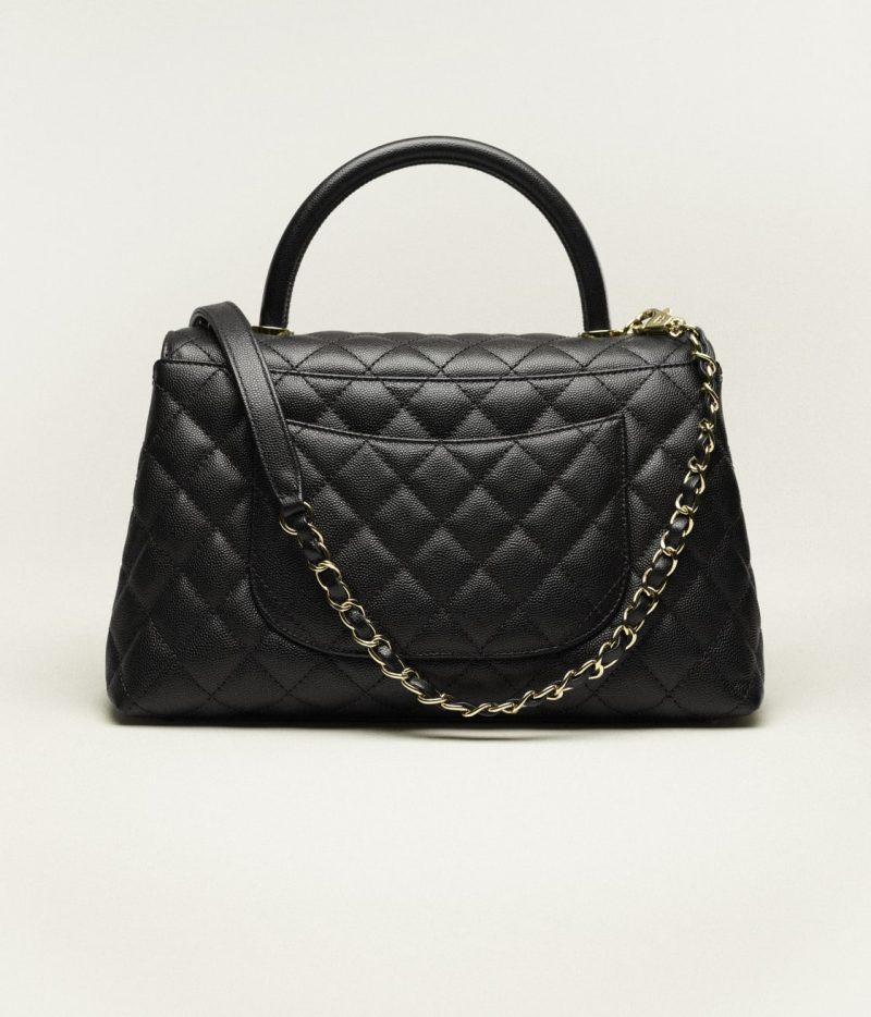 CHANEL LARGE FLAP BAG WITH TOP HANDLE - Image 4