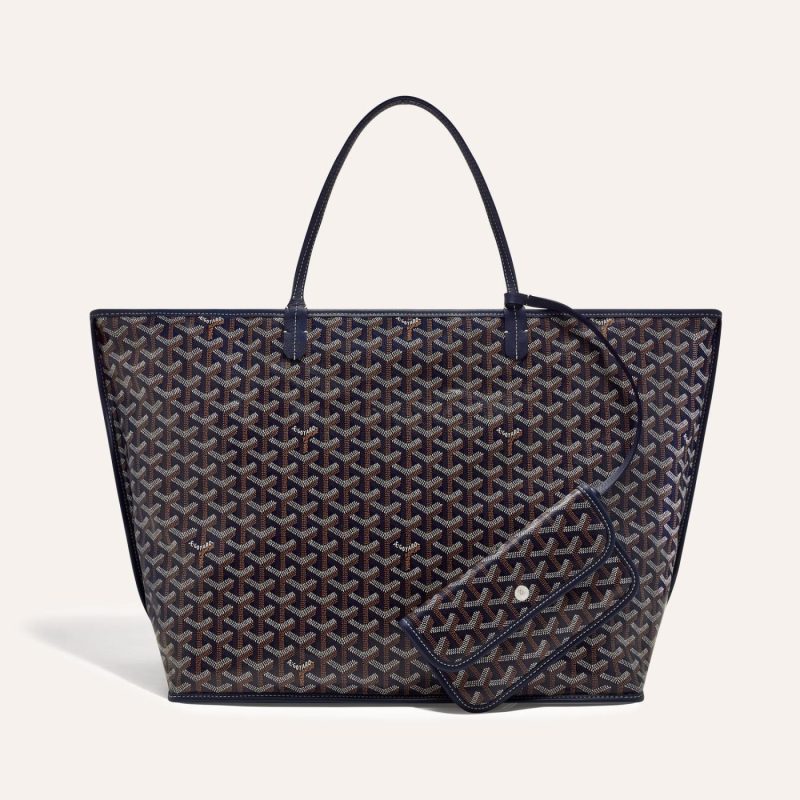 Goyard Anjou GM Tote Bag Navy Blue - Image 2