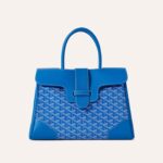 Goyard Saigon Tote Sky Blue Goyardine Canvas Palladium Hardware