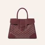 Goyard Saigon Tote Bordeaux Goyardine Canvas Palladium Hardware