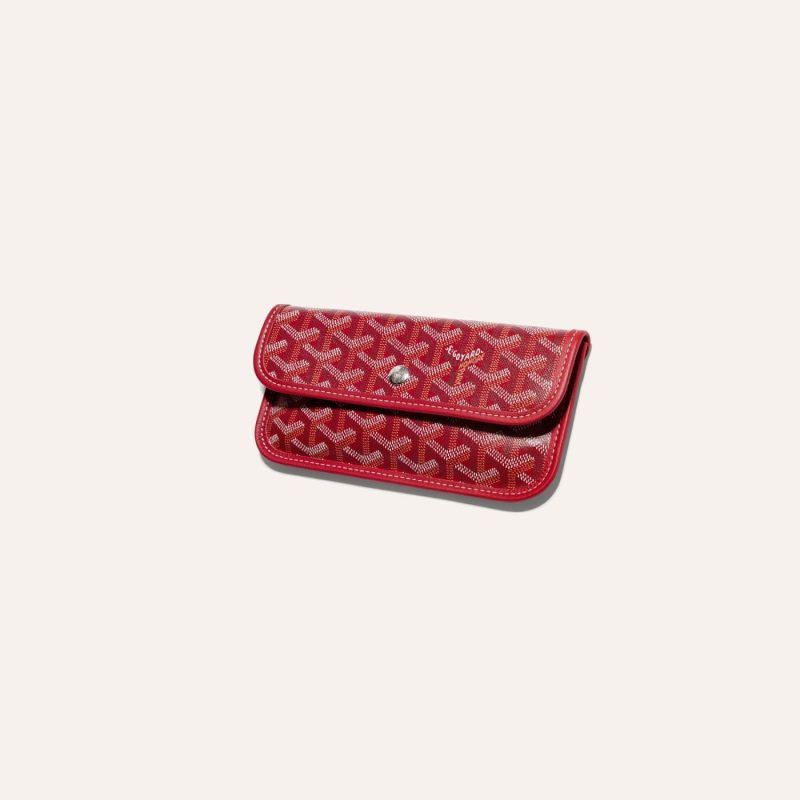 Goyard Goyardine Red Anjou PM Reversible Tote Bag Palladium Hardware - Image 5