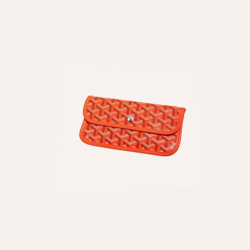 Goyard Goyardine Orange Anjou PM Reversible Tote Bag Palladium Hardware - Image 5