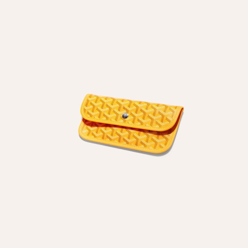 Goyard Goyardine Yellow Anjou PM Reversible Tote Palladium Hardware - Image 5