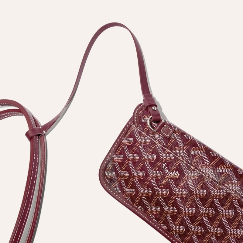 Goyard Goyardine Bordeaux Anjou PM Reversible Tote Bag Palladium Hardware - Image 4