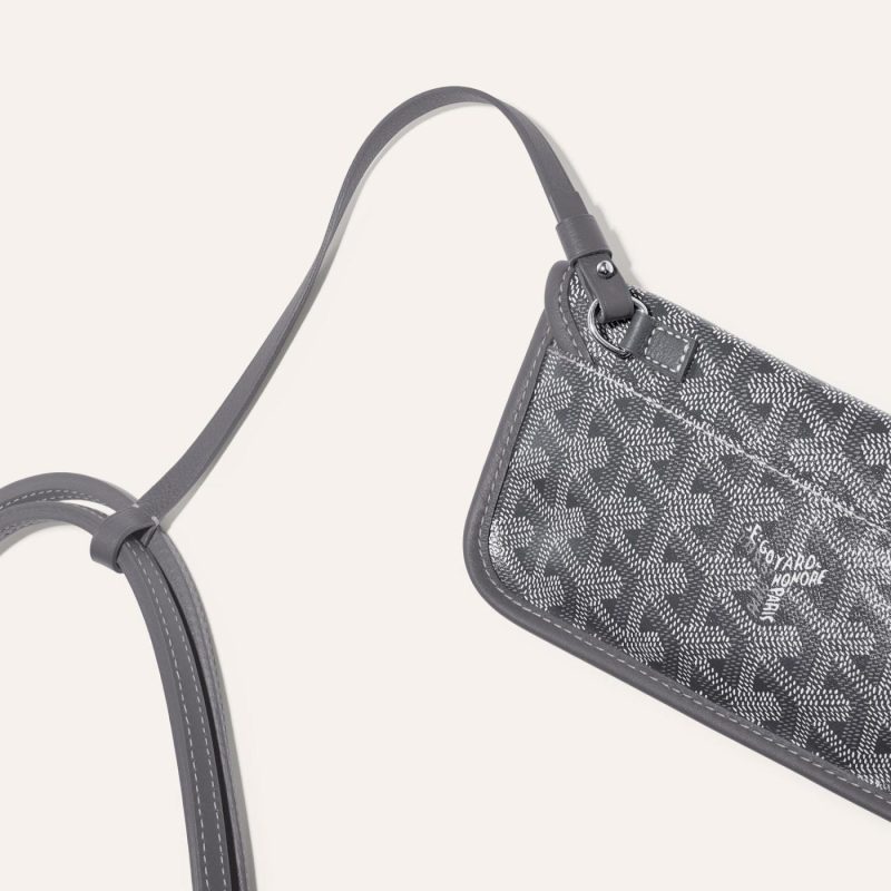 Goyard Goyardine Grey Anjou PM Reversible Tote Bag Palladium Hardware - Image 4