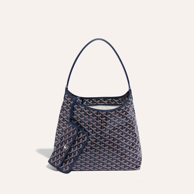 Goyard Boheme Hobo Bag Navy Blue - Image 3