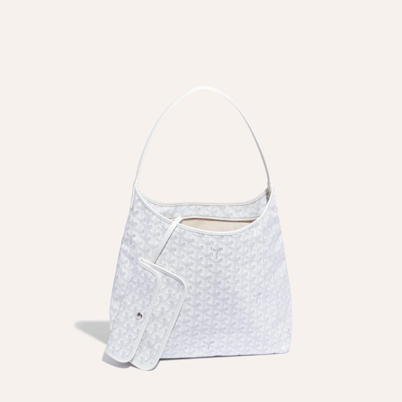 Goyard Boheme Hobo Bag White - Image 3