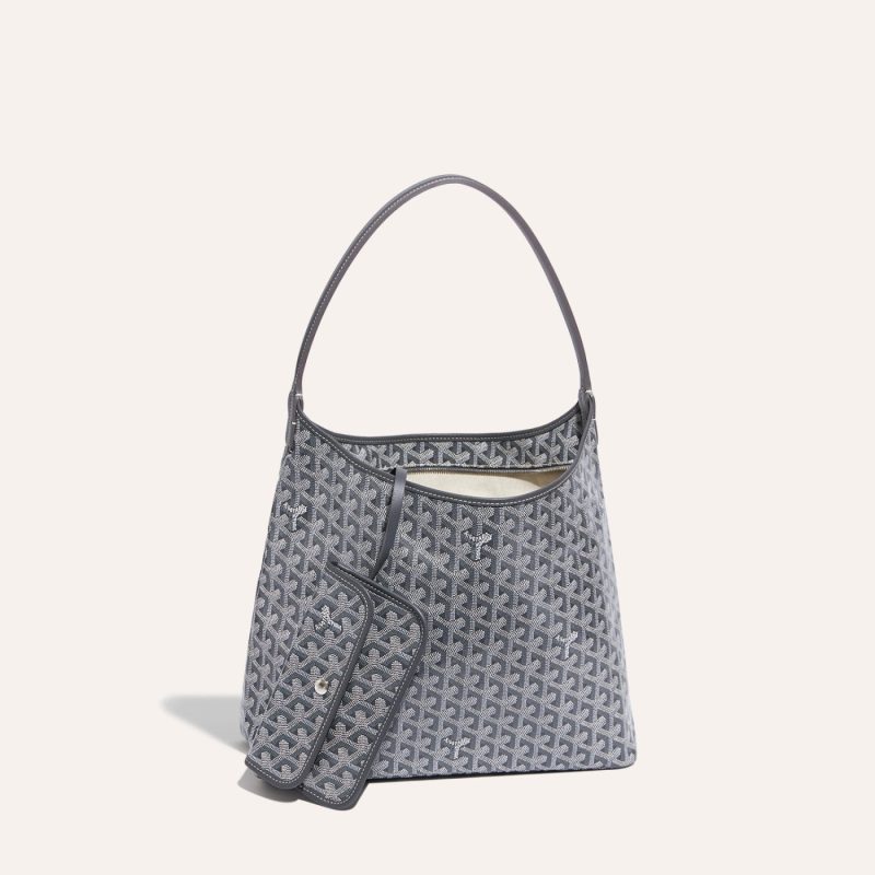 Goyard Boheme Hobo Bag Gray - Image 3
