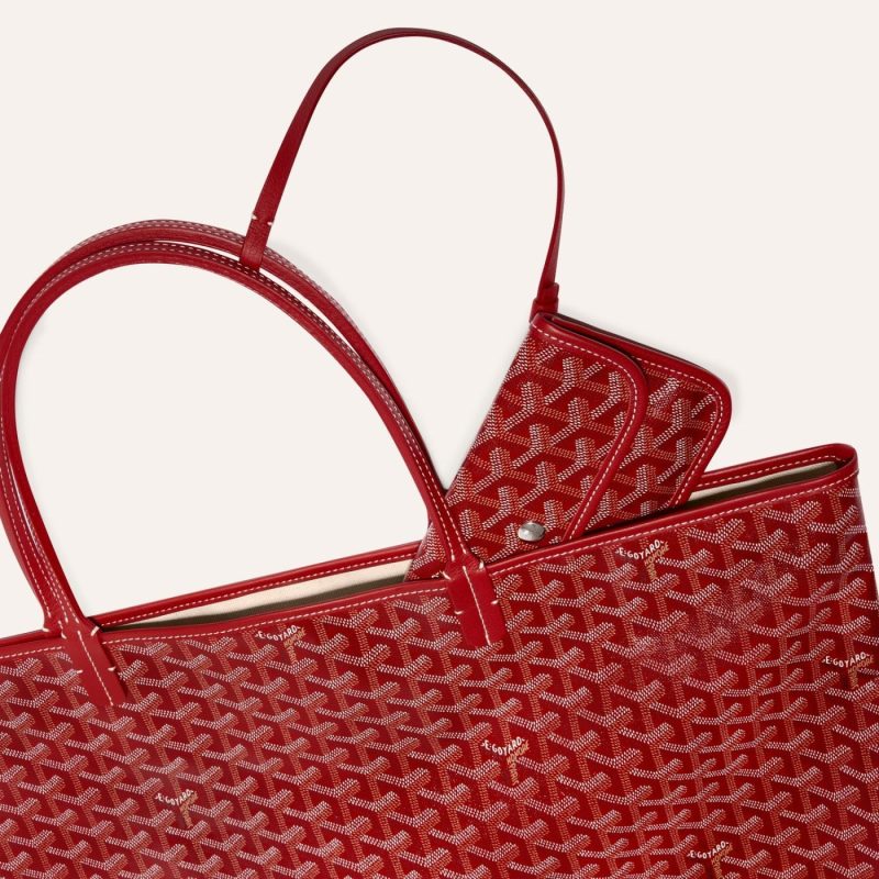 Goyard Saint Louis GM Tote Bag Red - Image 4