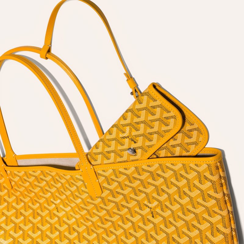 Goyard Saint Louis GM Tote Bag Yellow - Image 4