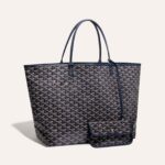 Goyard Saint Louis GM Tote Bag Navy Blue
