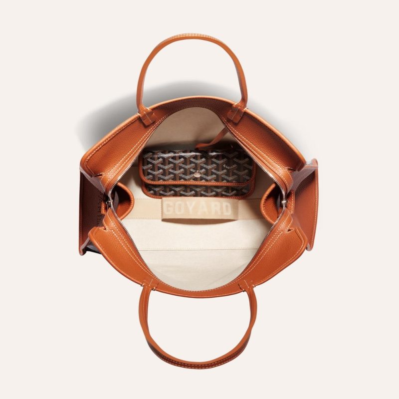 Goyard Hardy PM Tote Bag Black and Brown - Image 4