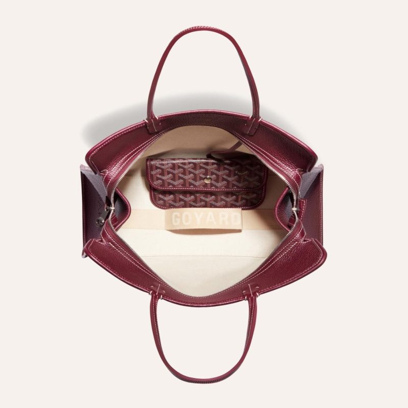 Goyard Hardy PM Tote Bag Bordeaux - Image 4