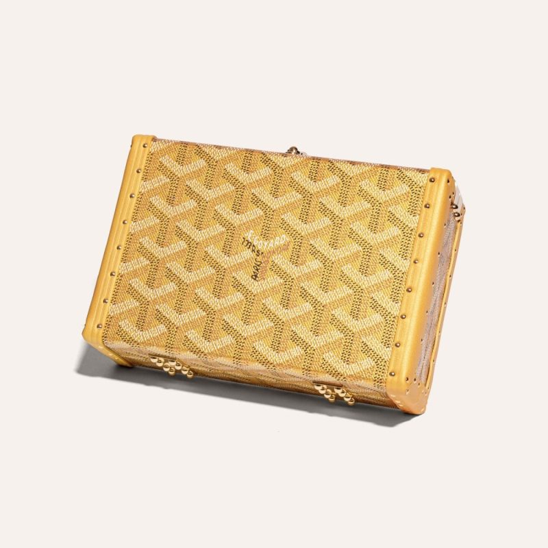 Goyard Minaudiere Trunk Bag Yellow - Image 3