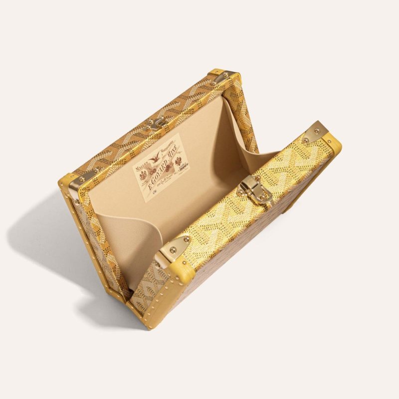 Goyard Minaudiere Trunk Bag Yellow - Image 4