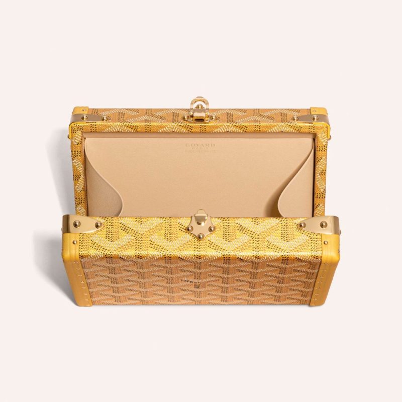 Goyard Minaudiere Trunk Bag Yellow - Image 5