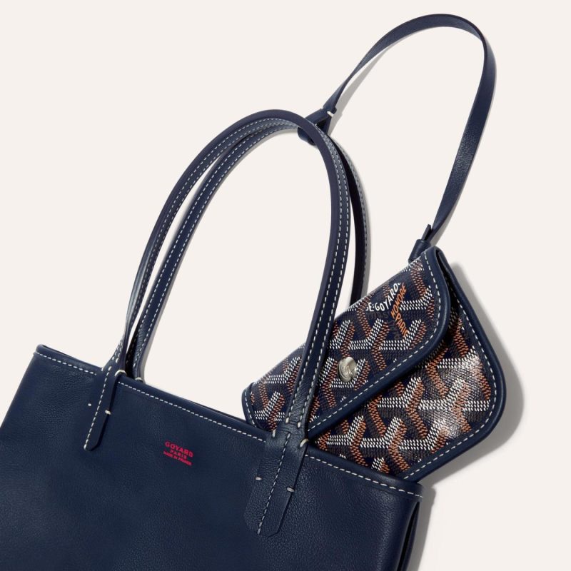Goyard Anjou Mini Bag Navy Blue - Image 3