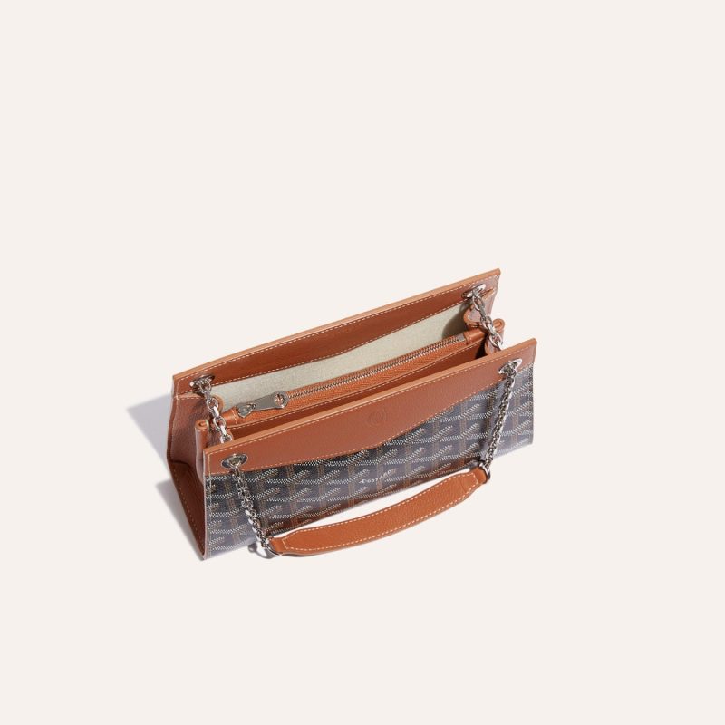 Goyard Rouette Structure Mini Bag Black and Brown - Image 4