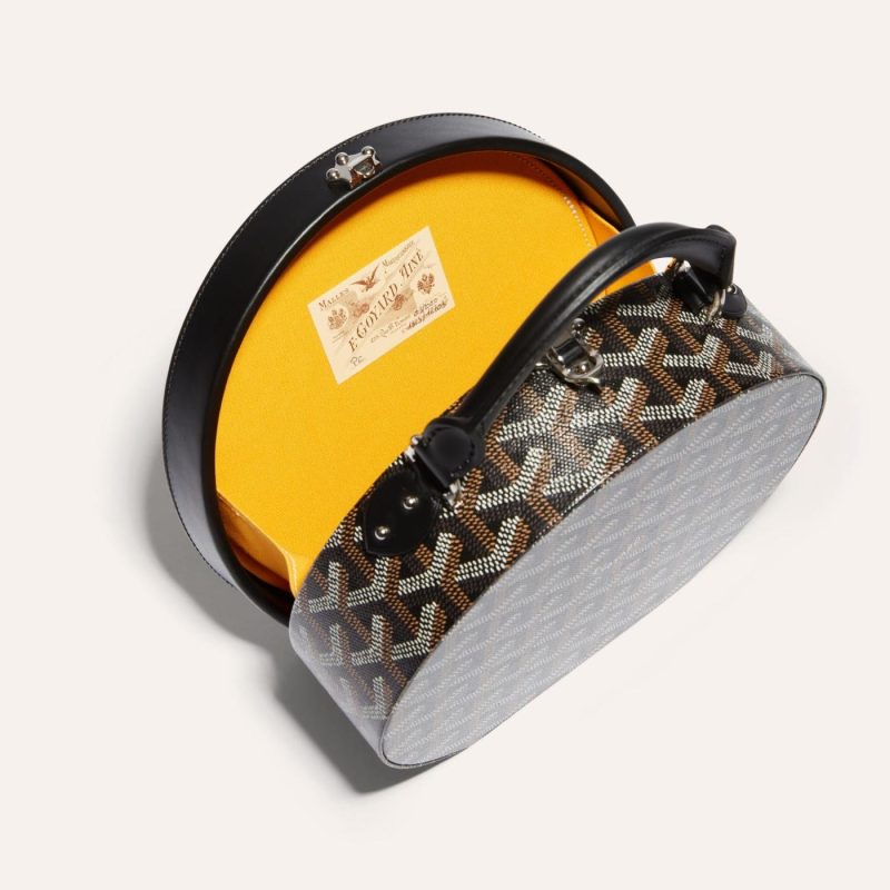 Goyard The Alto Hatbox Trunk Bag Black - Image 3