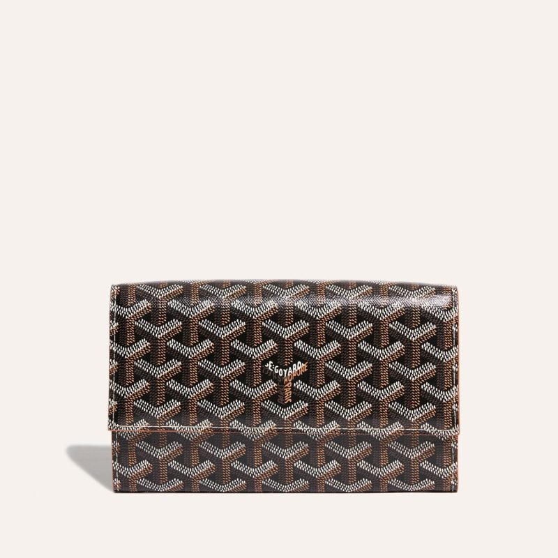 Goyard Varenne Continental Wallet Black and Brown - Image 2