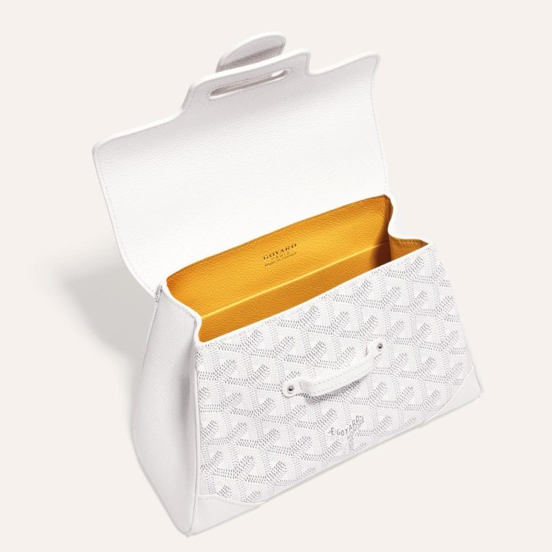Goyard Saigon Souple Mini Bag White - Image 5