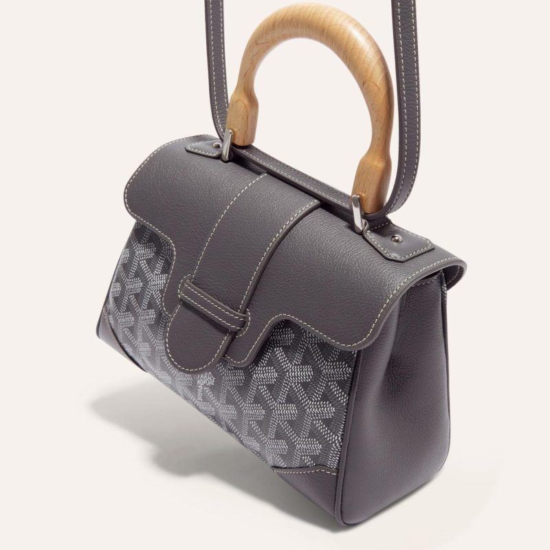 Goyard Saigon Souple Mini Bag Grey - Image 3
