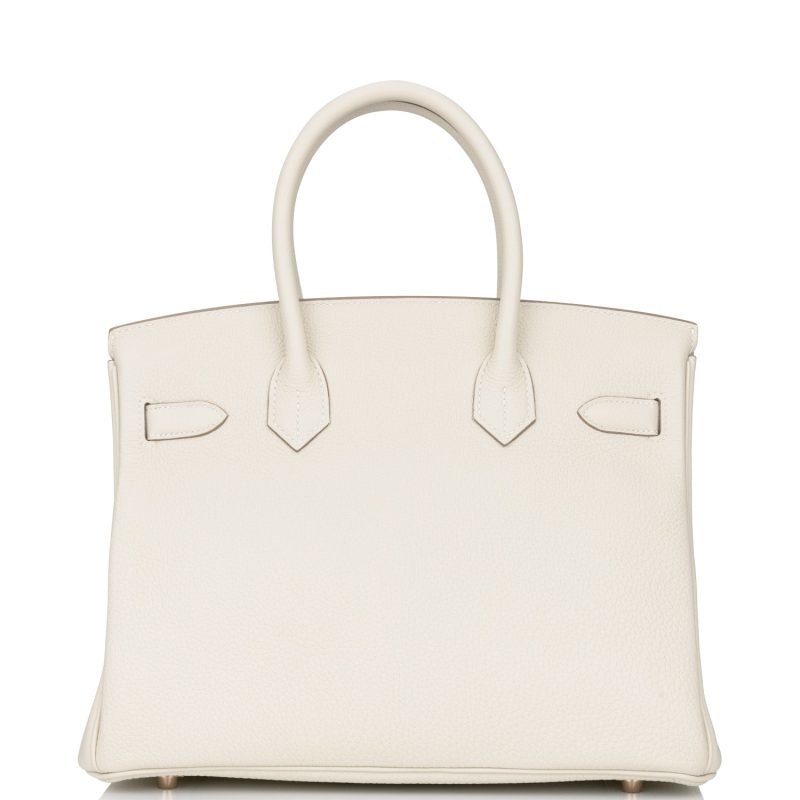 Hermes Birkin 30 Craie Togo Rose Gold Hardware - Image 4