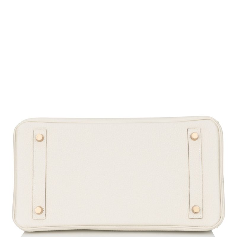 Hermes Birkin 30 Craie Togo Rose Gold Hardware - Image 5