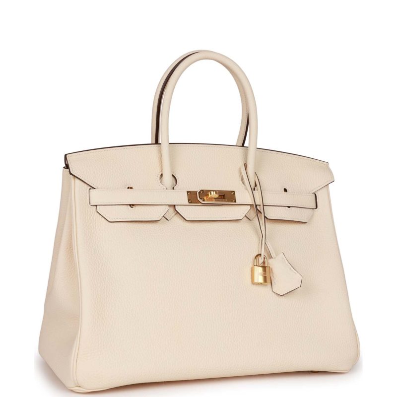 Hermes Birkin 35 Nata Clemence Gold Hardware - Image 2