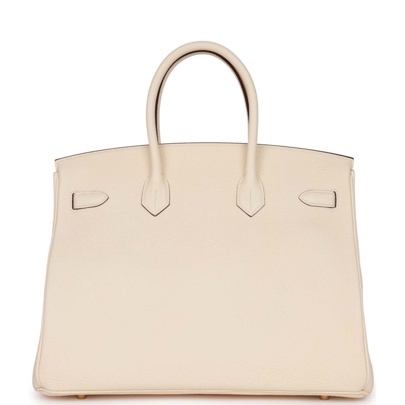 Hermes Birkin 35 Nata Clemence Gold Hardware - Image 4