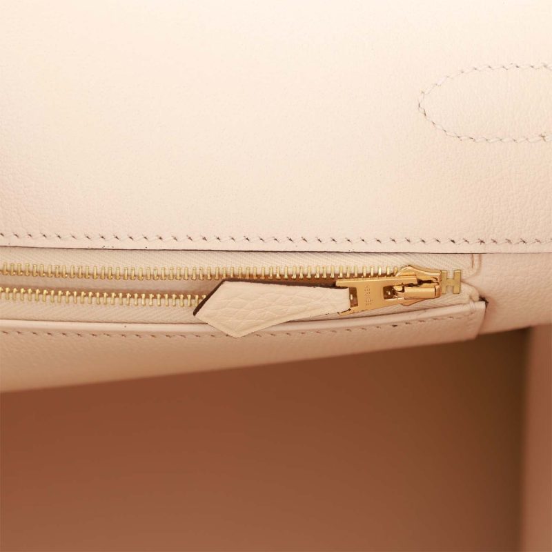 Hermes Birkin 35 Nata Clemence Gold Hardware - Image 8