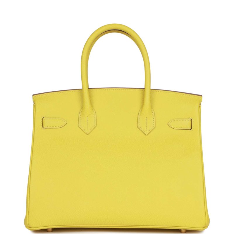 Hermes Birkin 30 Lime Epsom Gold Hardware - Image 4