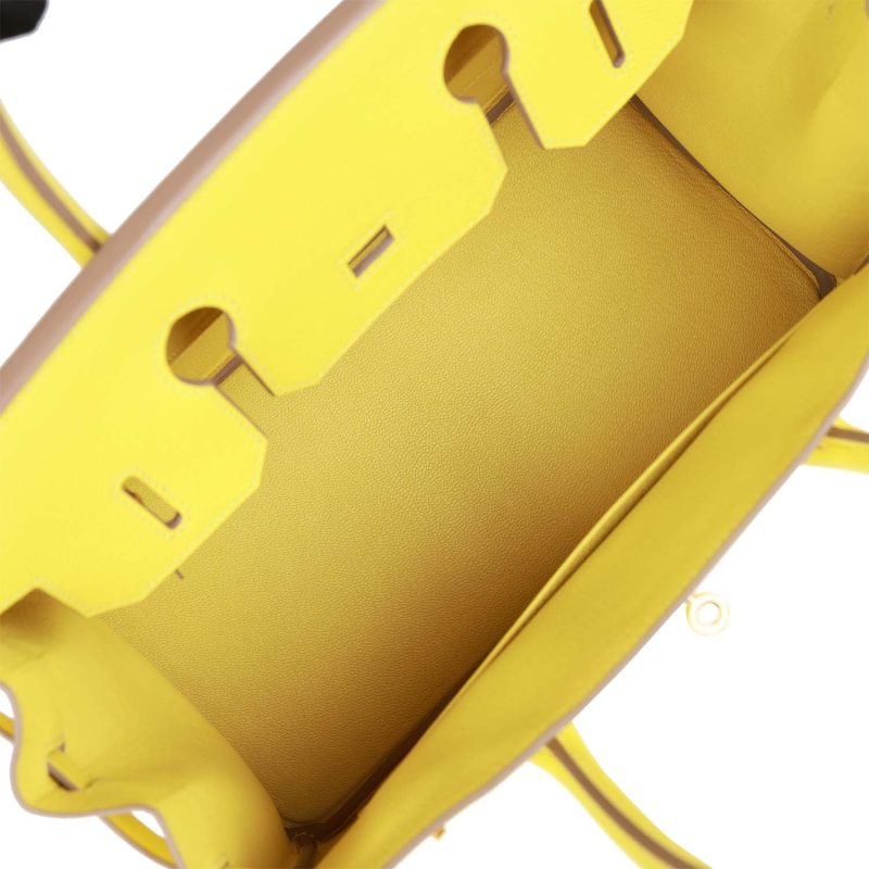 Hermes Birkin 30 Lime Epsom Gold Hardware - Image 7