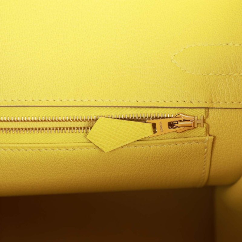 Hermes Birkin 30 Lime Epsom Gold Hardware - Image 8