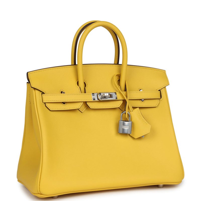 Hermes Birkin 25 Jaune de Naples Swift Palladium Hardware - Image 2